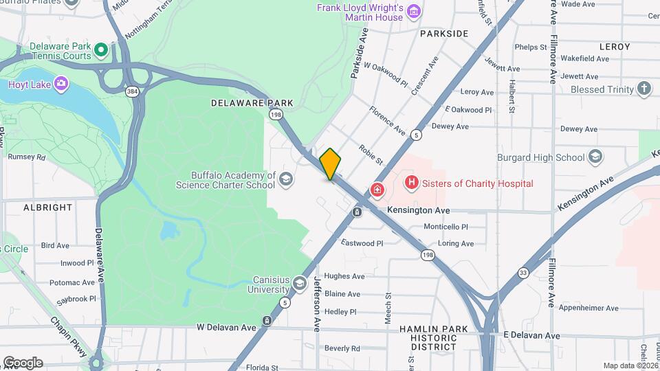 117 Humboldt Pkwy Map and Location Details