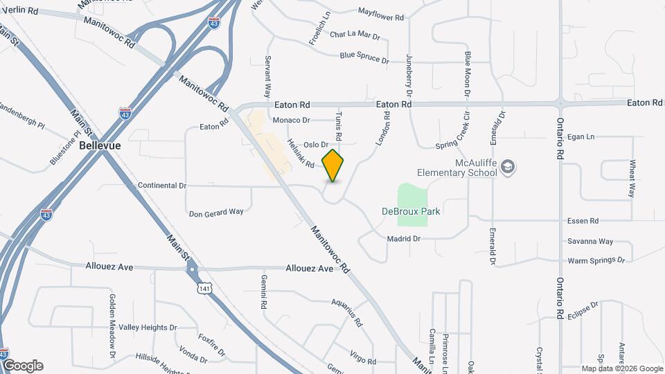 2093 Tunis Rd Mapa y Detalles de la Ubicación