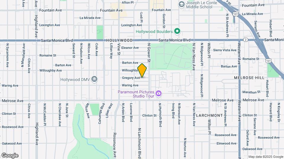 5826 Gregory Ave Mapa y Detalles de la Ubicación