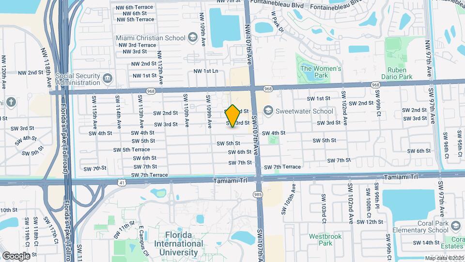 10805 SW 4th St Mapa y Detalles de la Ubicación