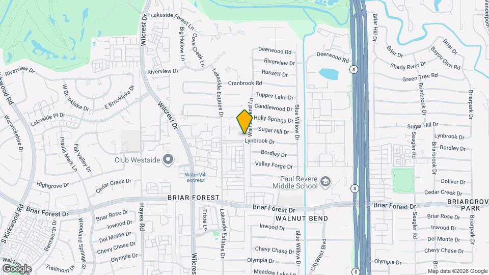 10806 Lynbrook Dr Map and Location Details