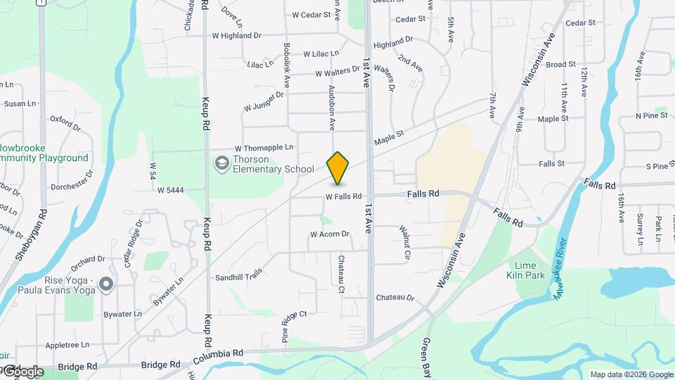 146 W Falls Rd Map and Location Details