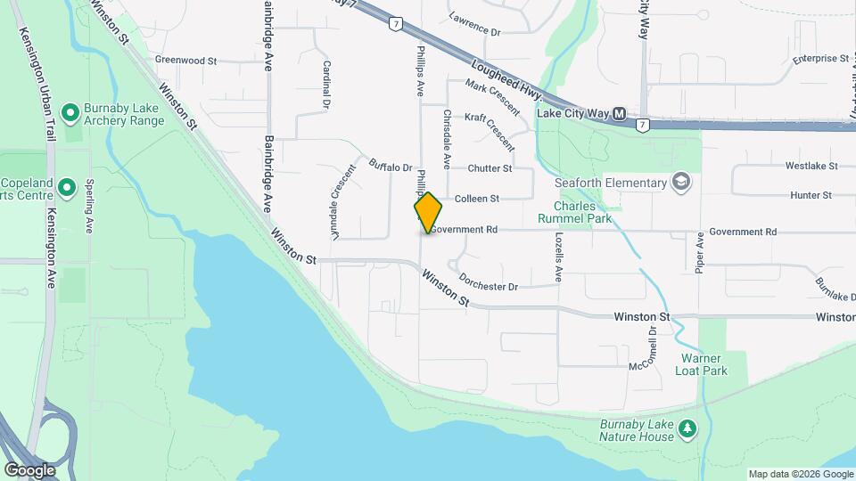 3730 Phillips Av Map and Location Details