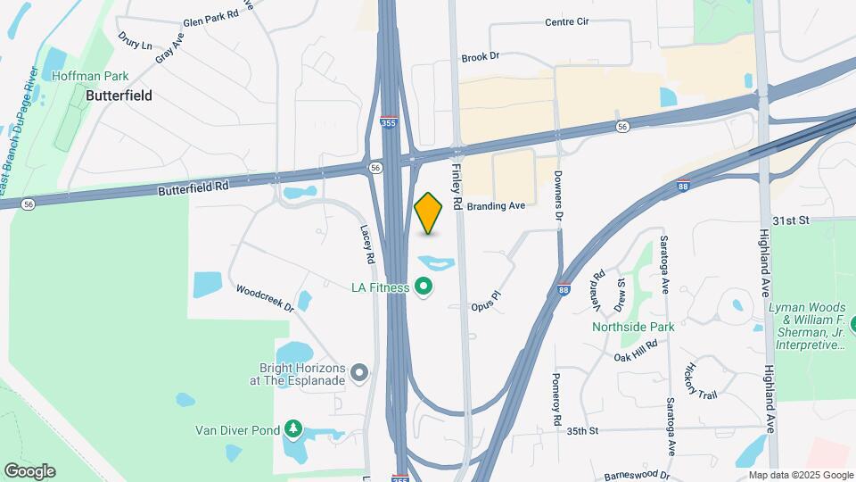 Furnished Studio-Chicago - Downers Grove Map and Location Details