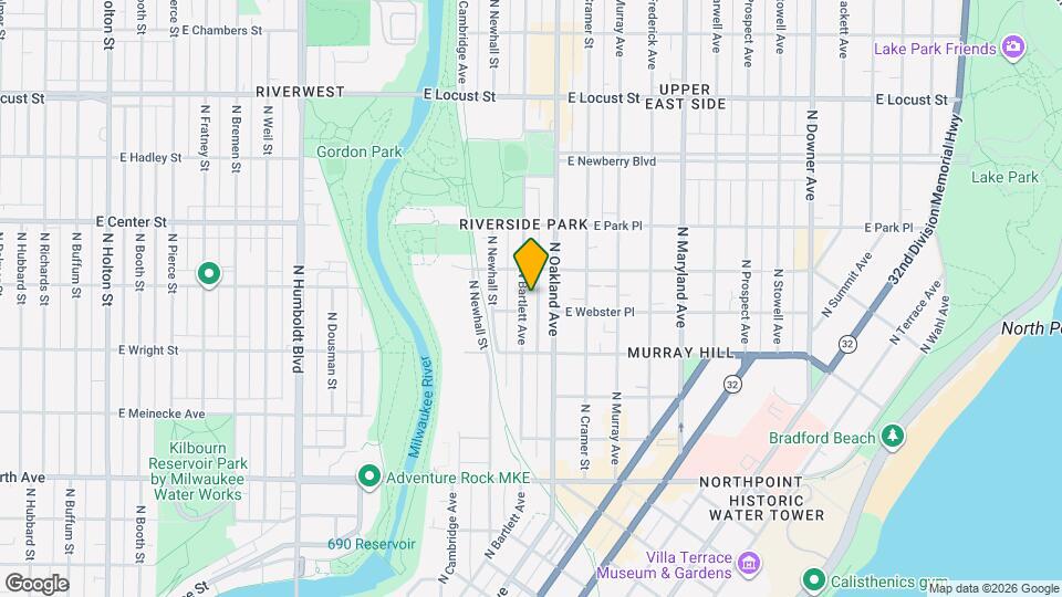 2564 N Bartlett Ave Mapa y Detalles de la Ubicación