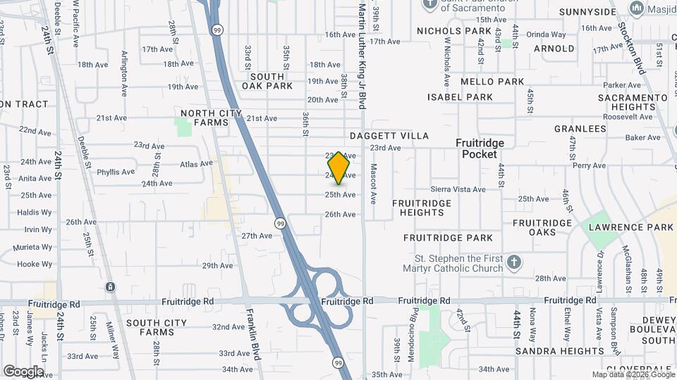 3815 25th Ave Mapa y Detalles de la Ubicación