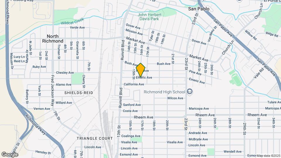 1536 Emeric Ave Map and Location Details