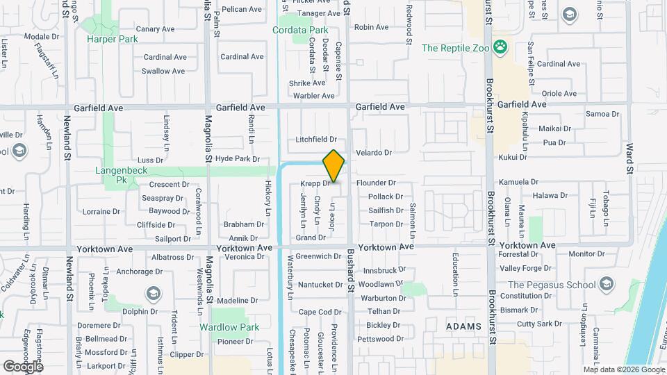 9422 Krepp Dr Map and Location Details