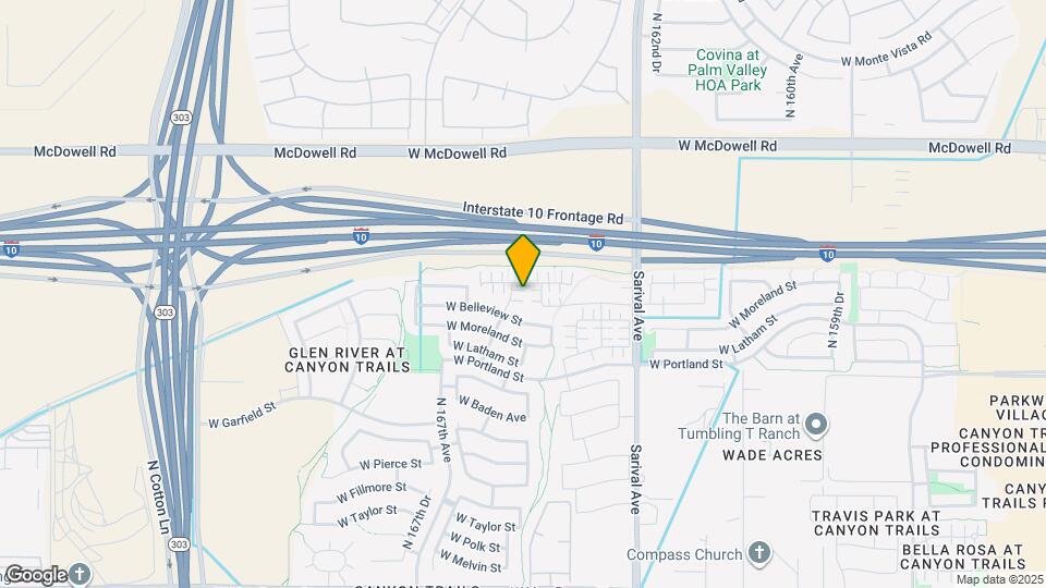 1287 N 166th Ave Mapa y Detalles de la Ubicación