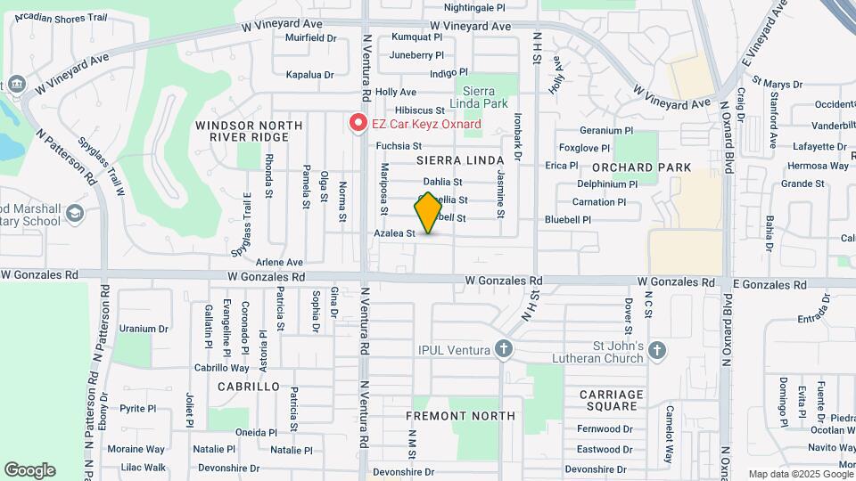 1240 Azalea St Map and Location Details