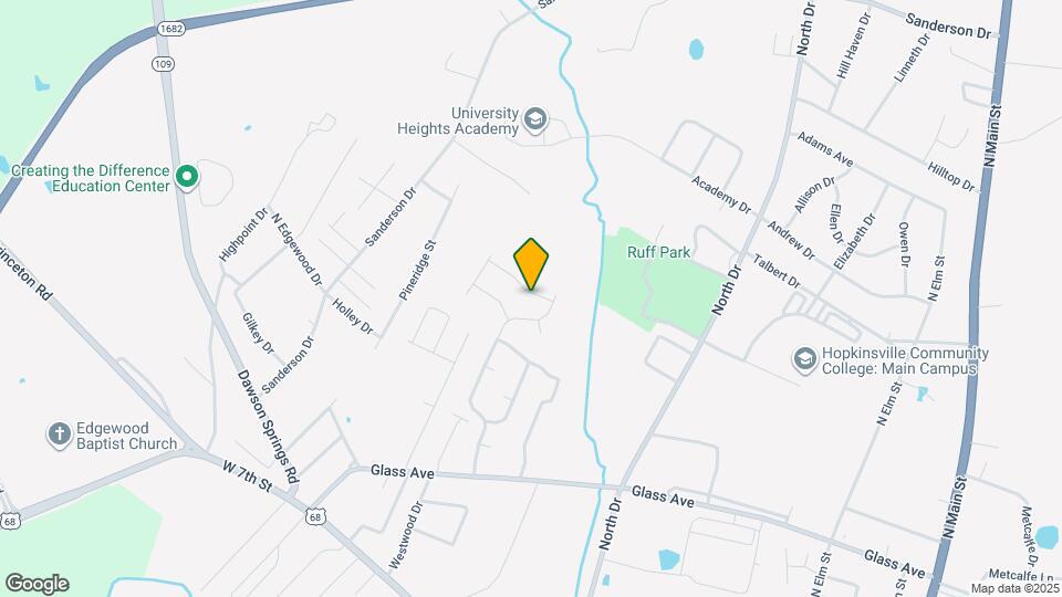 1405 Barberry Pl Map and Location Details