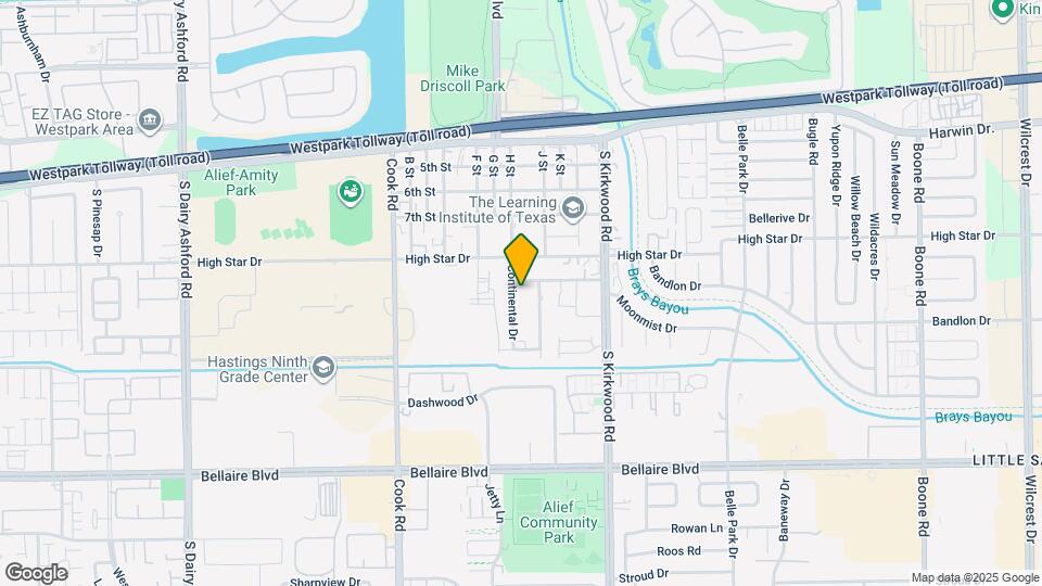 4323 Continental Dr Map and Location Details