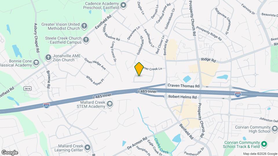 9043 Sanders Creek Ct Map and Location Details