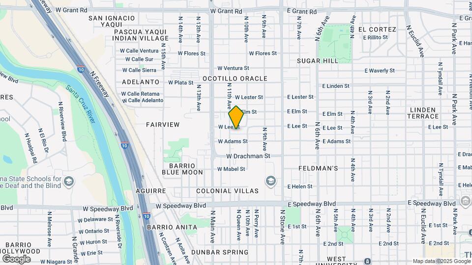 255 W Lee St Map and Location Details