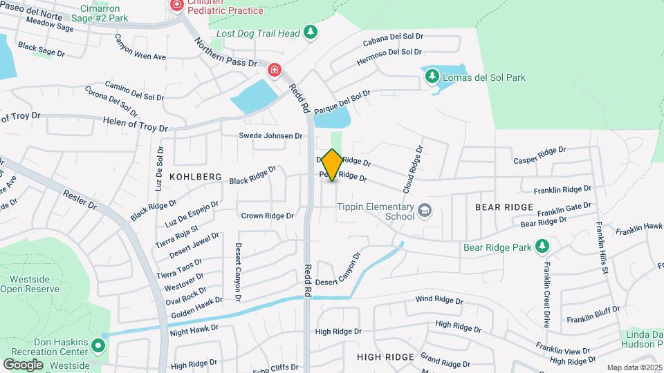 1421 Copper Ridge Dr Map and Location Details