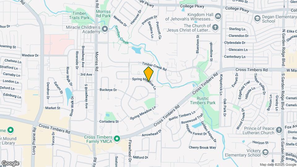 4121 Spring Meadow Ln Map and Location Details