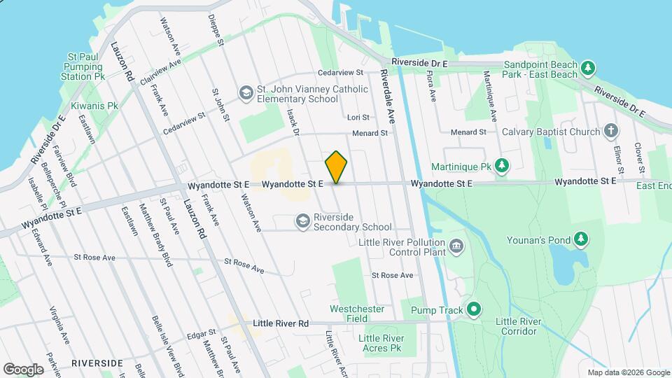 8729 Wyandotte St E Map and Location Details