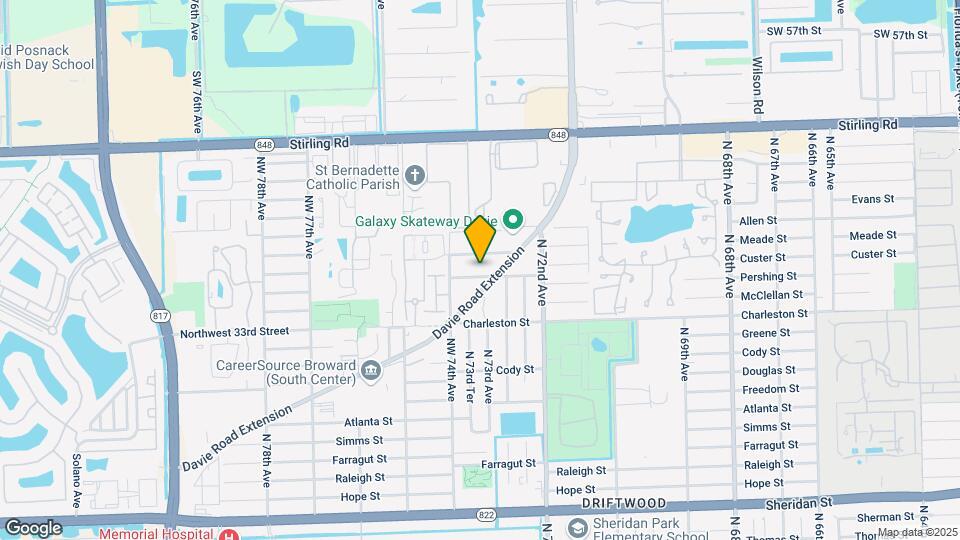 7331 NW 35th St Map and Location Details