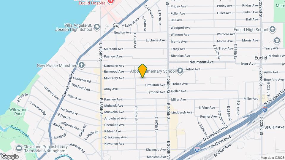 19430 Monterey Ave Map and Location Details