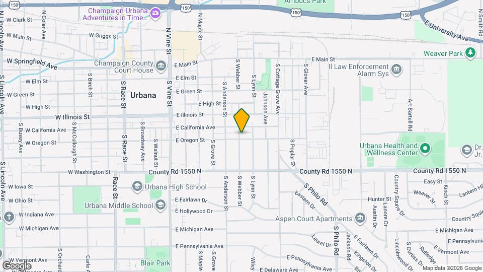 608 S Webber St Map and Location Details