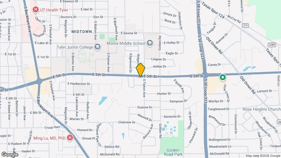 2015 E 5th St Map and Location Details