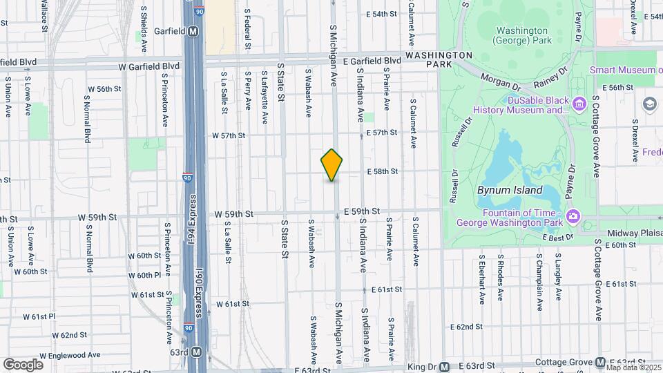 5818-5822 S Michigan Ave Map and Location Details