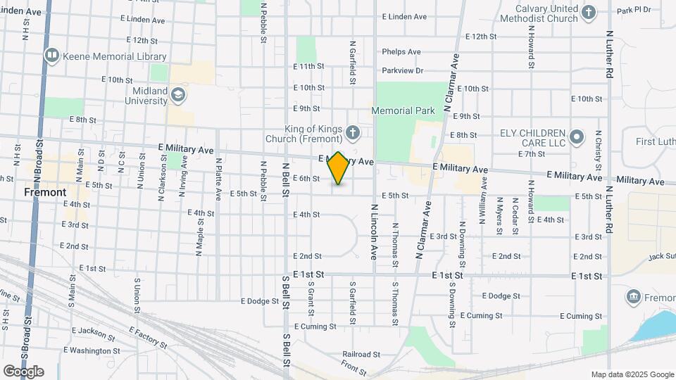 1414 E 5th St Map and Location Details