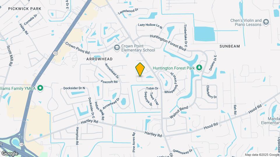 10258 Lake Pines Rd Map and Location Details