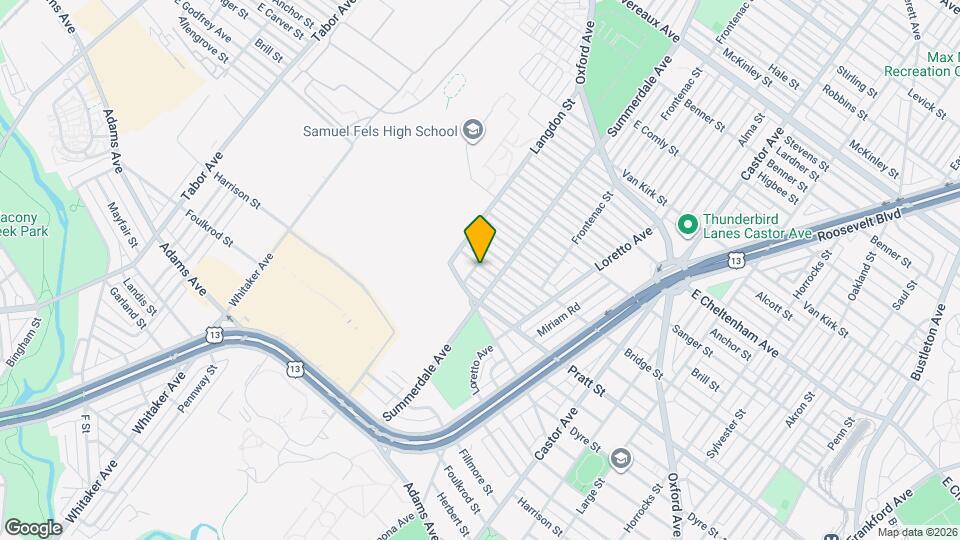 874 Granite St Map and Location Details