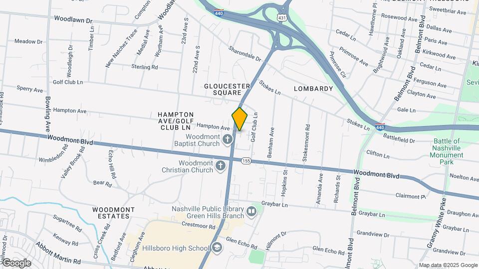 136 Hampton Pl Map and Location Details