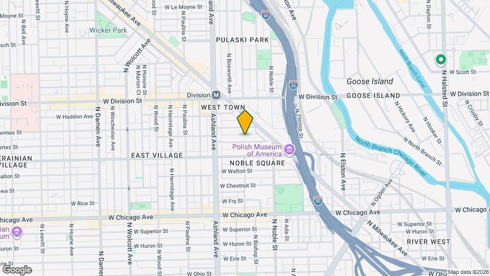 1460 W Cortez St, Unit 1 Mapa y Detalles de la Ubicación