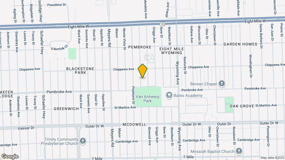 19976 Mendota St Map and Location Details