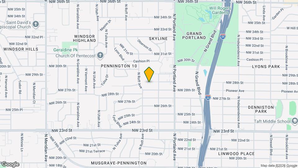 3828 NW 29th St Map and Location Details
