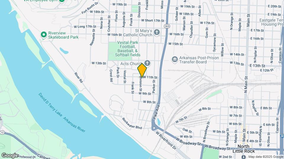 1238 W 11th St Map and Location Details