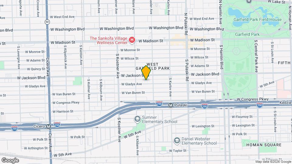 4226 W Gladys Ave Map and Location Details