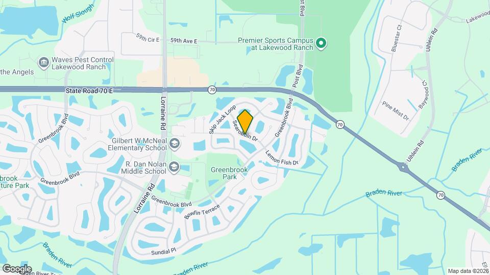 15238 Searobbin Dr Map and Location Details