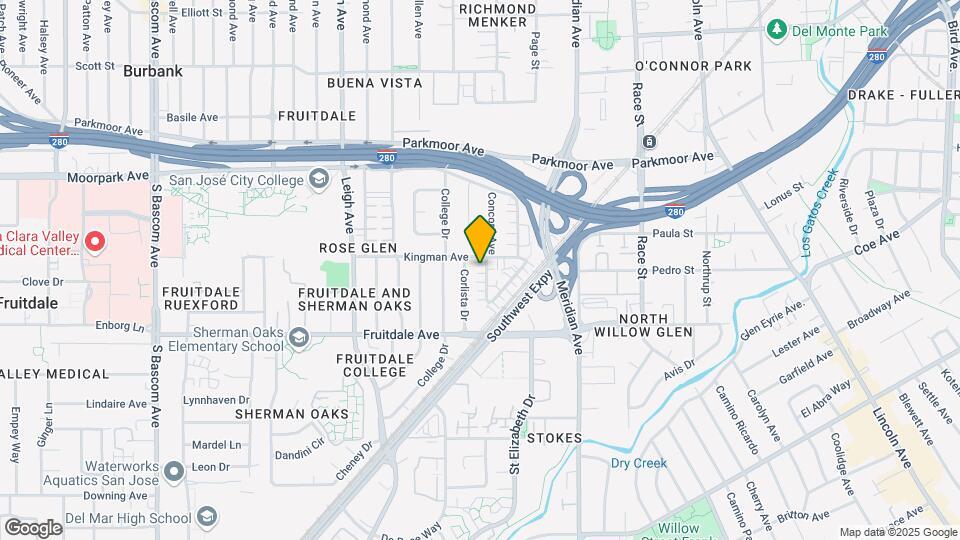 765 Nevin Way Map and Location Details