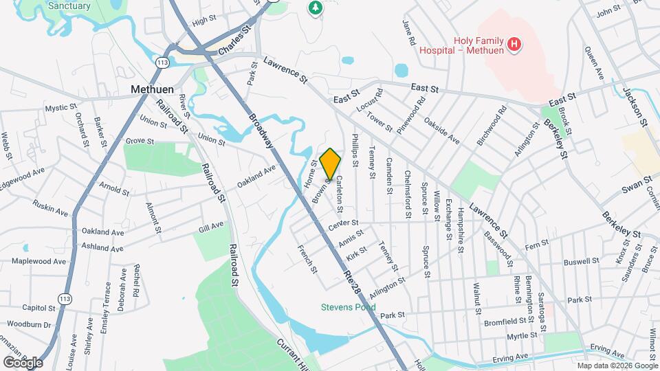 29 Brown St Map and Location Details