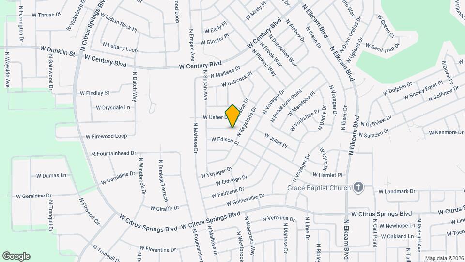 7859 N Jamaica Dr Map and Location Details