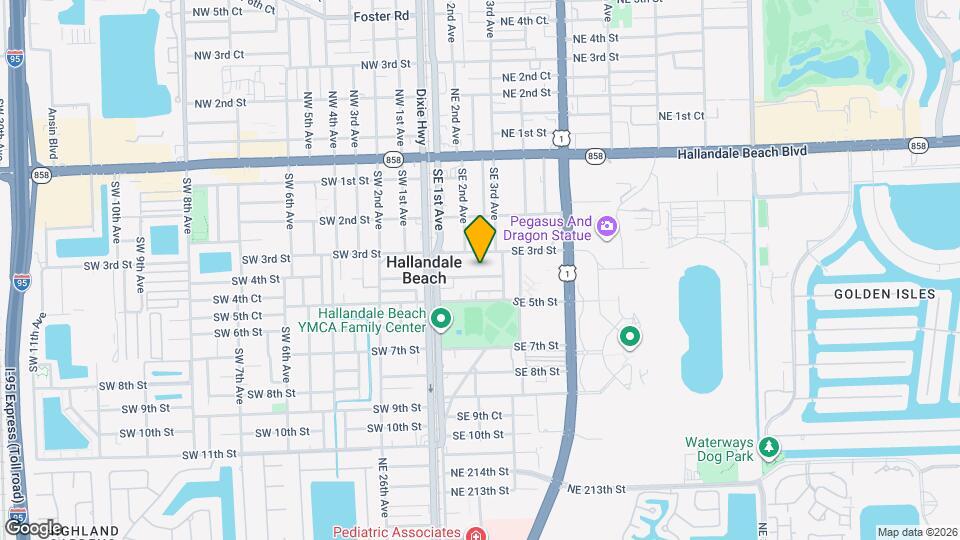 211 SE 4th St Map and Location Details