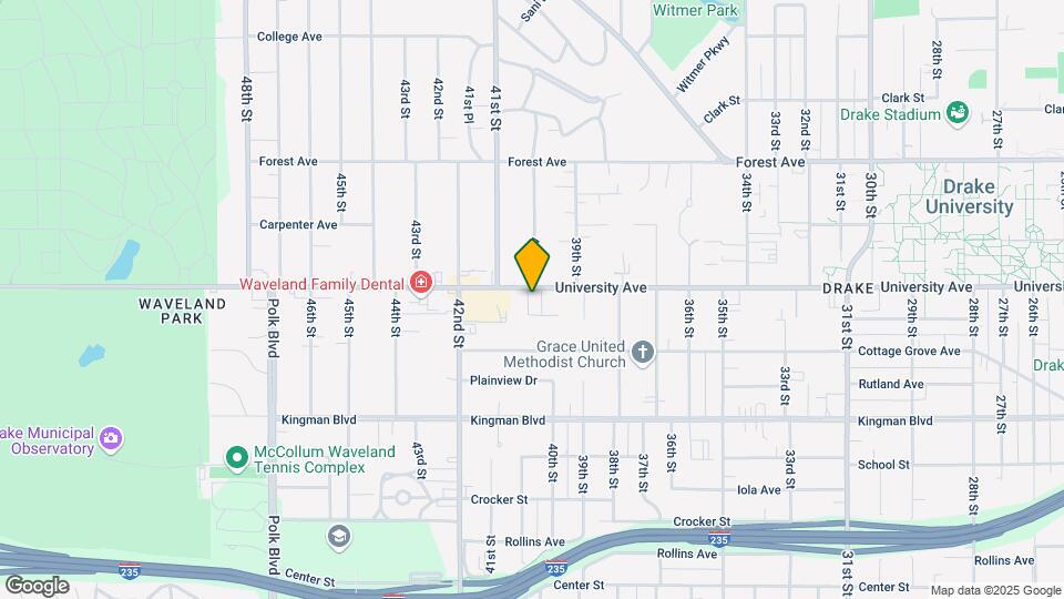 4004 University Ave Map and Location Details