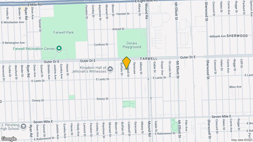 19657 Caldwell St Map and Location Details