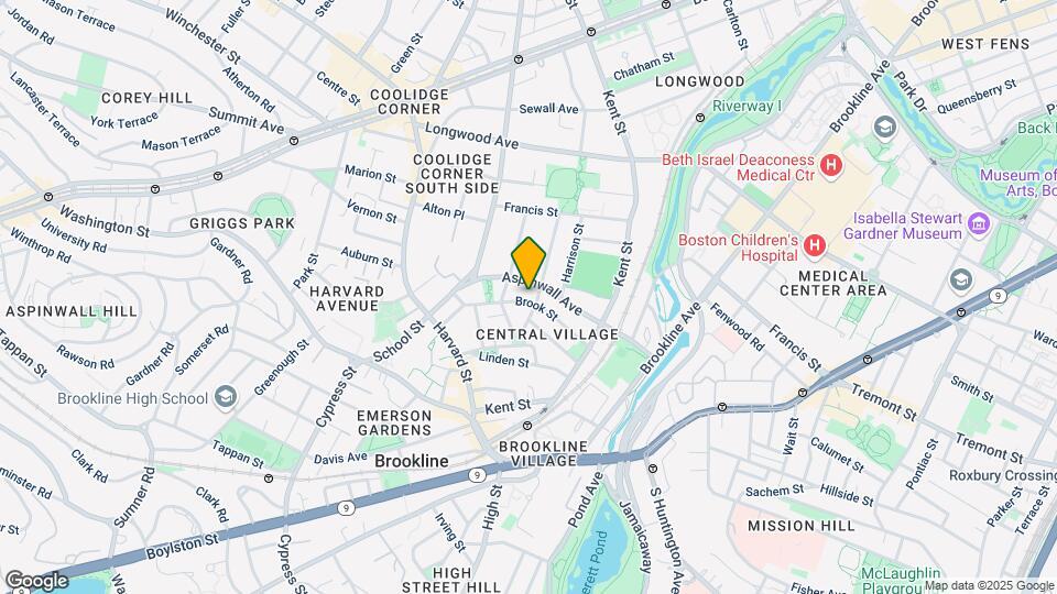 75 Brook St, Unit 1 Map and Location Details