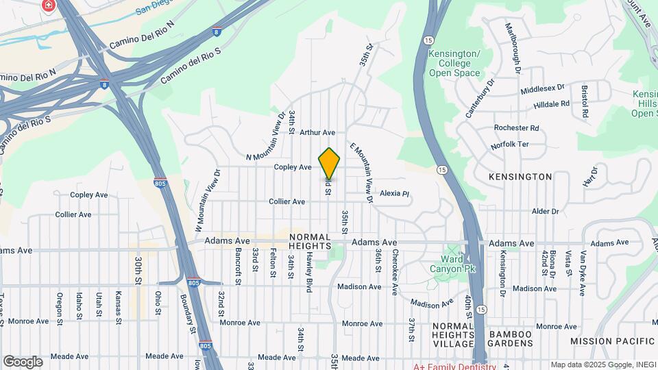 4847 Mansfield St Map and Location Details