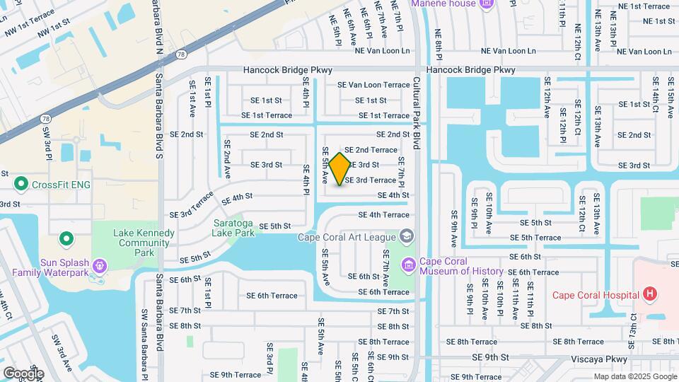 521 SE 4th St Map and Location Details