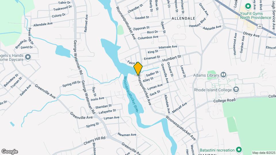 294 Woonasquatucket Ave Map and Location Details