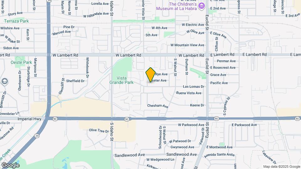 731 Las Lomas Dr Map and Location Details