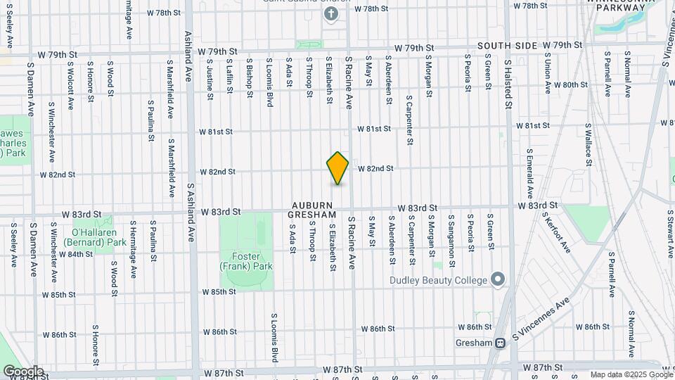 8231 S Elizabeth St, Unit 1 Map and Location Details