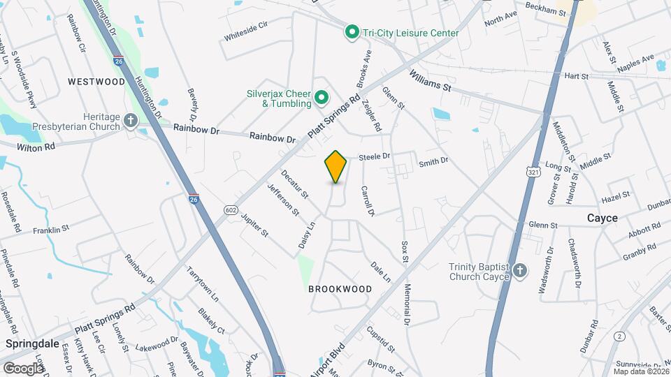 1038 Westhaven Dr Mapa y Detalles de la Ubicación