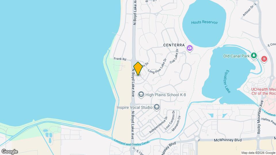 3-Bedroom 2.5-Bath Townhome Loveland, CO! Map and Location Details